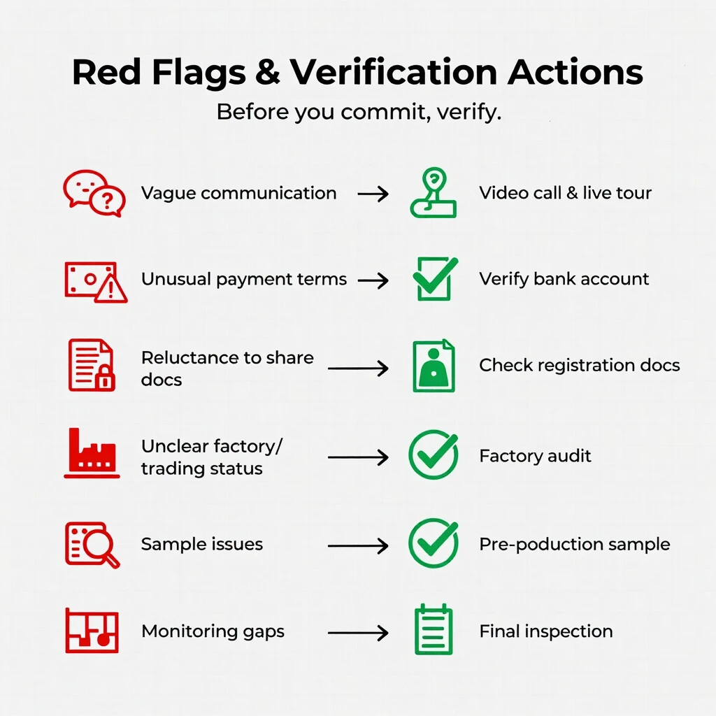 Red Flags That a Chinese Supplier Is Not Trustworthy