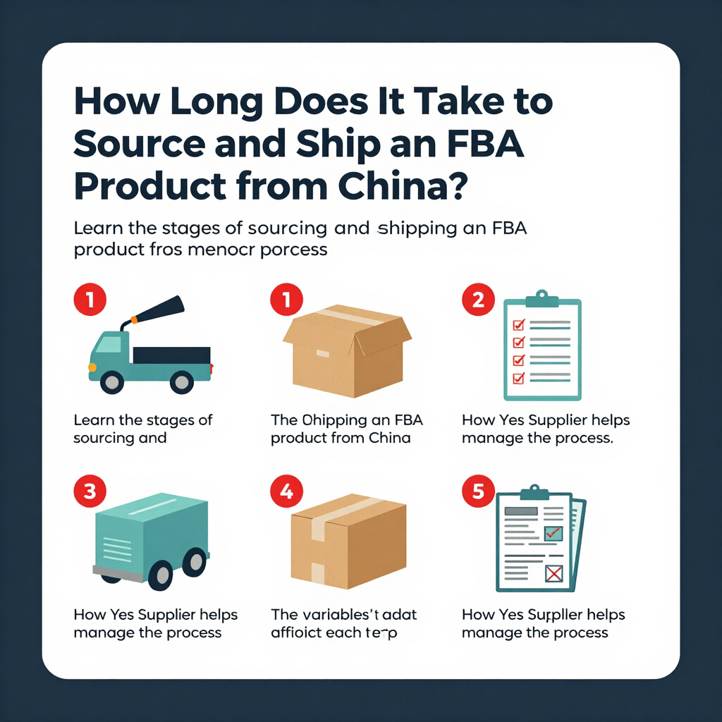 How Long Does It Take to Source and Ship an FBA Product from China?